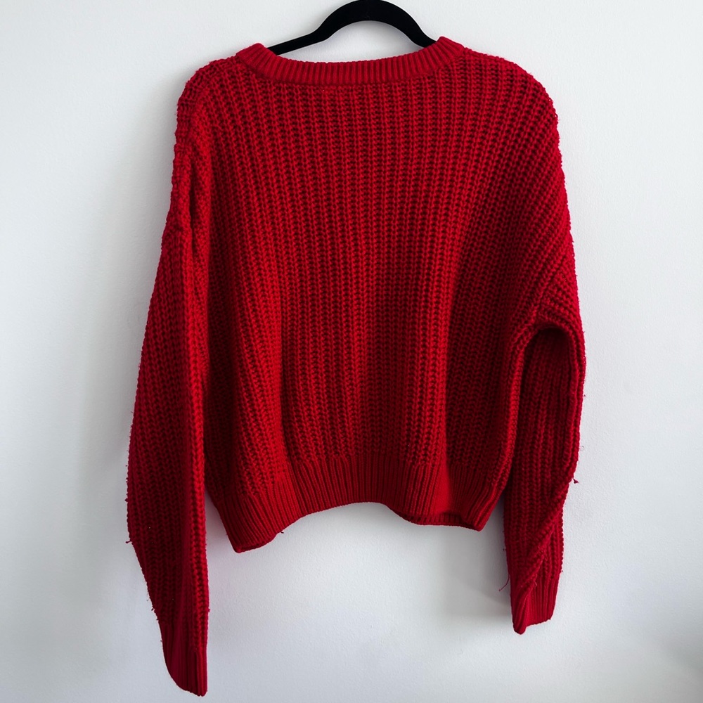 H&M divided sweater